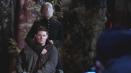 Disturbingly, Dean looks resigned and ready to die.